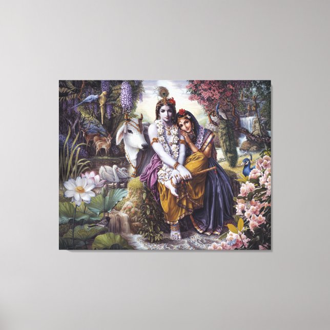 The Divine Loving Couple Canvas Print (Front)