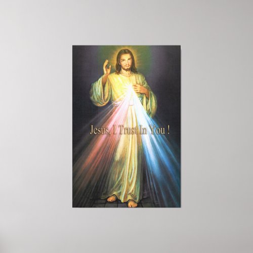 The Divine Mercy 40x60 Devotional Image Canvas Print