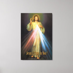 THE DIVINE MERCY DEVOTIONAL IMAGE CANVAS PRINT