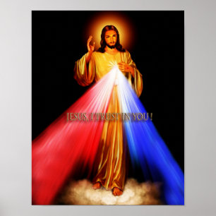The Divine Mercy Devotional Image. Poster