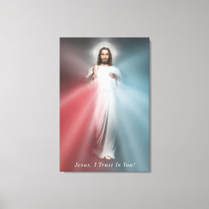The Divine Mercy Image 24x36 Wrapped Canvas Print