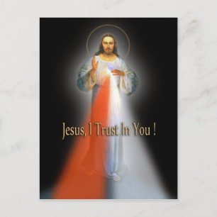 THE DIVINE MERCY IMAGE POSTCARD