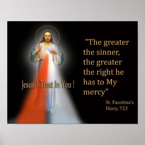 The Divine Mercy Poster