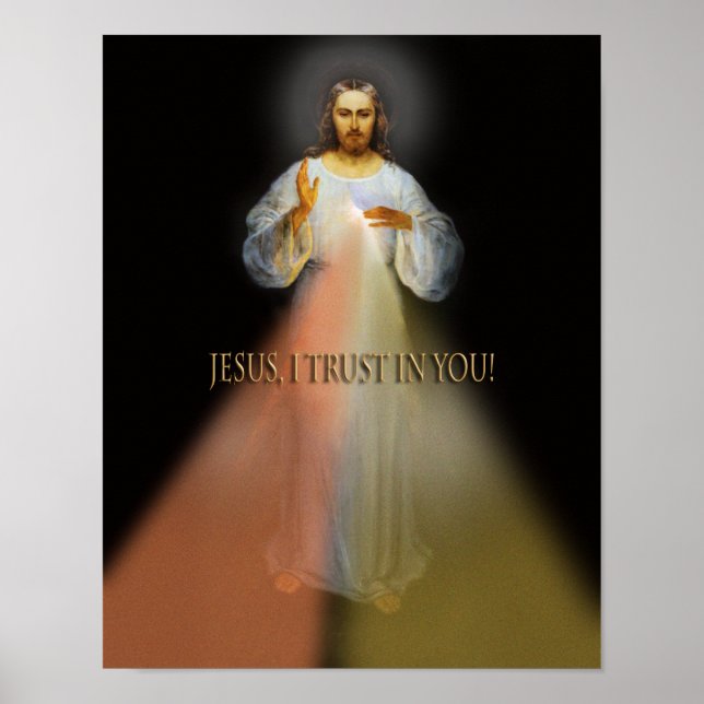 The Divine Mercy Vilnius Devotional Image. Poster (Front)
