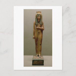 The divine queen Ahmose Nefertari (painted wood) Postcard