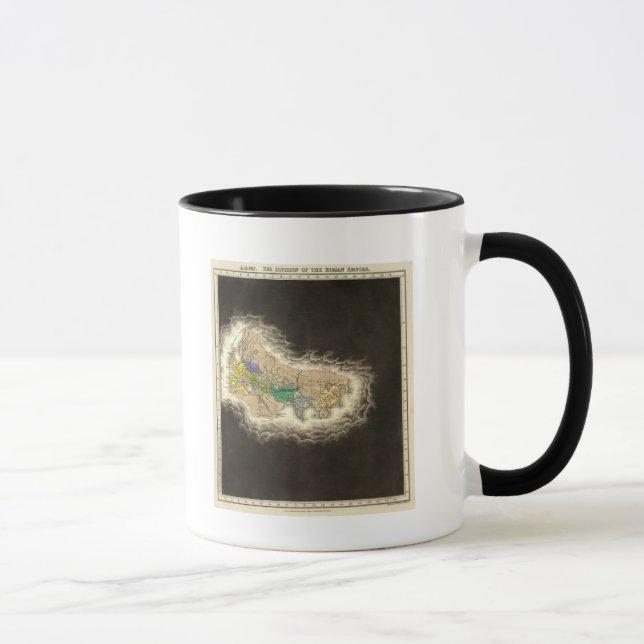 The Division of The Roman Empire 395 AD Mug (Right)