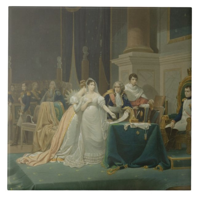 The Divorce of the Empress Josephine (1763-1814) 1 Tile (Front)