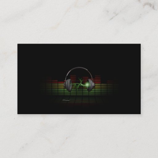 Customizable The DJ Business Card