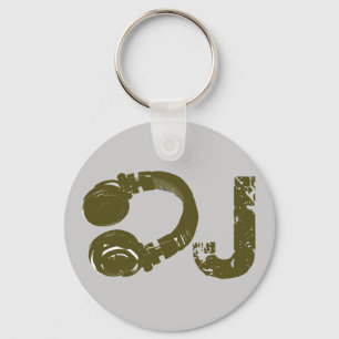 The DJ list Keychain