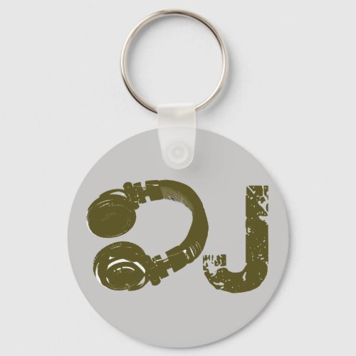 The DJ list Keychain