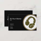 The DJ professional Business Card (Front/Back)