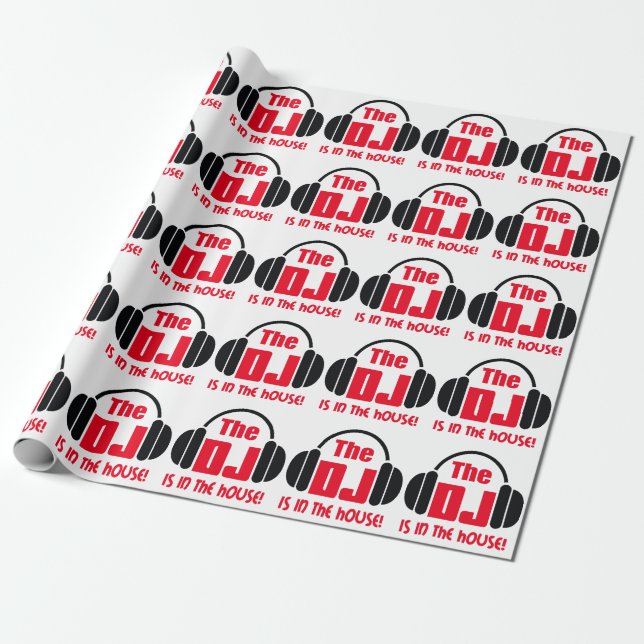 The DJ Wrapping Paper (Unrolled)
