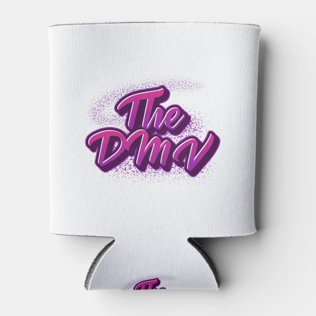 The DMV (DC, Maryland, Virginia) Graffiti Style Can Cooler (Front)