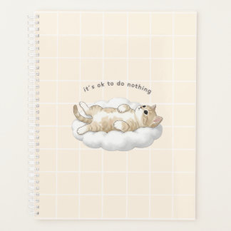 The Do Nothing Kitty Planner