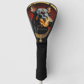 The Doberman Dog 001 - Natalia Mucha Golf Head Cover