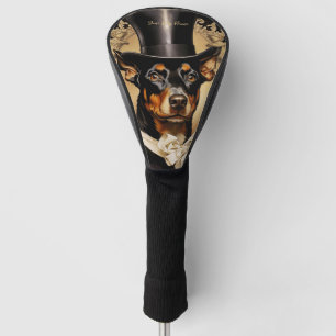 The Doberman Dog 001 - Odessa Leyendecker Golf Head Cover