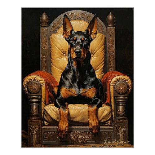 The Doberman Dog 003 _ Odessa Leyendecker Poster