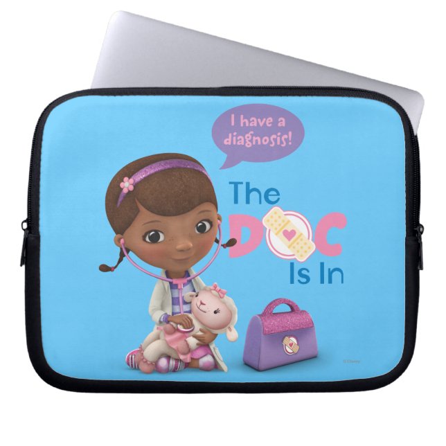 The Doc Is In 2 Laptop Sleeve (Front)