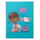 doc mcstuffins mini diary with pen