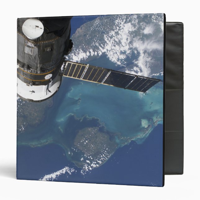 The docked Progress 22 spacecraft 3 Ring Binder (Front/Inside)