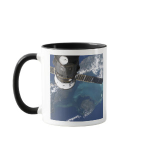 The docked Progress 22 spacecraft Mug