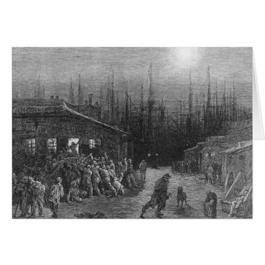 The Docks Night Scene Cards (Front Horizontal)