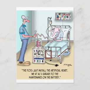 The Docs Just Install the Heart Postcard