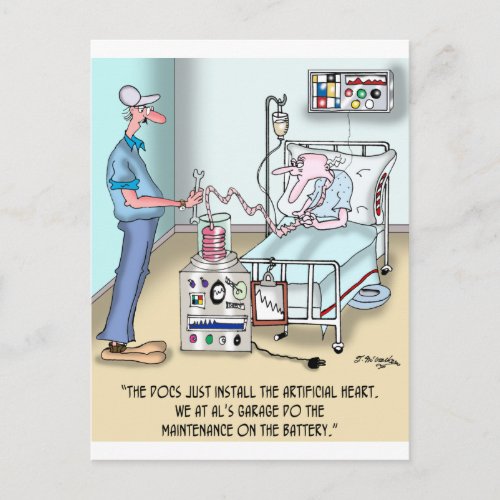 The Docs Just Install the Heart Postcard