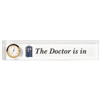 The Doctor is in Sign Name Plate