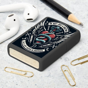 The Doctors Serpent And Wings Zippo Lighter