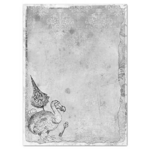 The Dodo from Alice in Wonderland Decoupage Tissue Paper
