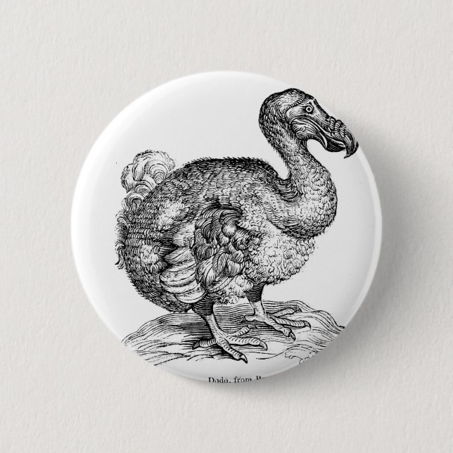 The Dodo Pinback Button (Front)