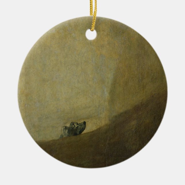 The Dog, 1820-23 Ceramic Ornament (Front)
