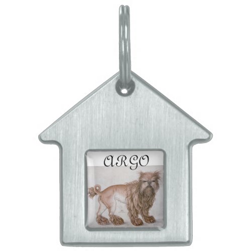 THE DOG  Affenpinscher Pet ID Tag