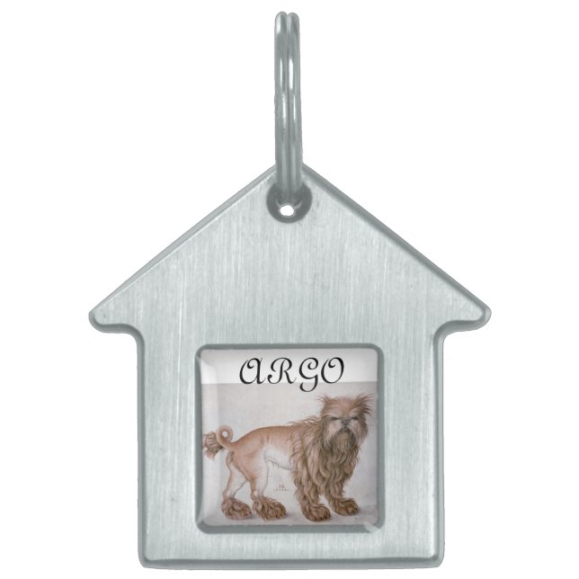 THE DOG / Affenpinscher Pet ID Tag (Front)