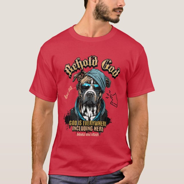 The Dog and God girl gift T-Shirt (Front)