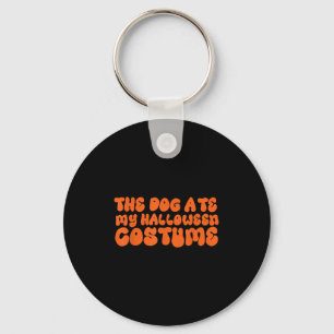 The Dog Ate My Halloween Costume Keychain