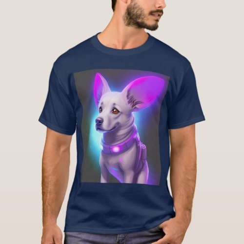 The dog Belka cosmonaut  T_Shirt