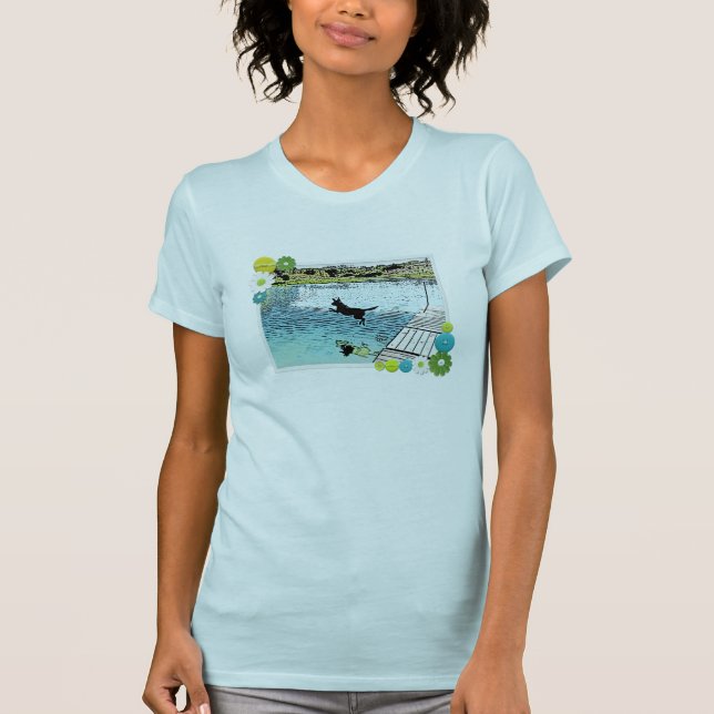 The Dog Days of Summer at the Lake T-Shirt (Front)