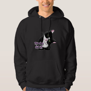 The dog did it Cat Hoodie