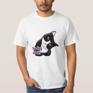 The dog did it Cat T-Shirt