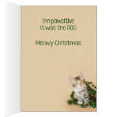 The Dog Did it Kitten Cards (Inside (Right))