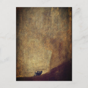 The Dog (El Perro) - by Francisco Goya Postcard