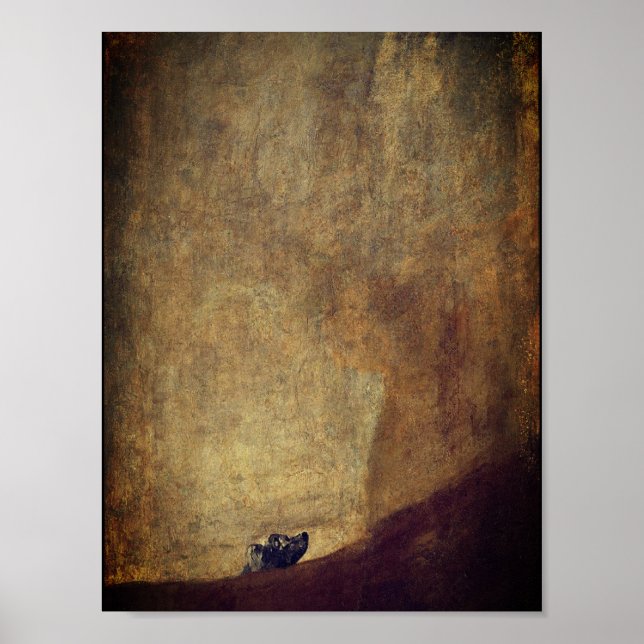 The Dog (El Perro) - by Francisco Goya Poster (Front)