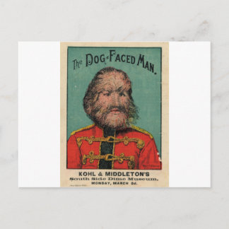 The Dog Faced Man Postcard