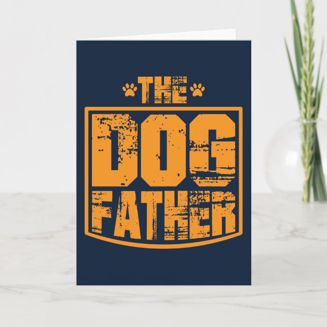The Dog Father Worn Graphic Card (Front)