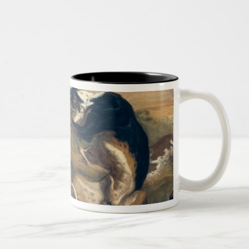 The Dog Fight 1678 Two_Tone Coffee Mug