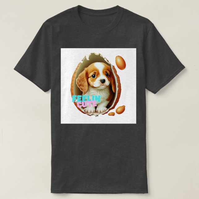 The Dog Found in an Egg T-Shirt (Design Front)