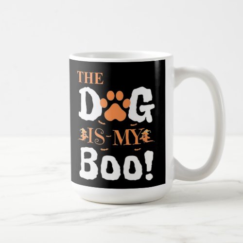 The Dog Is My Boo Halloween Coffee Mug