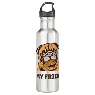 The Dog is My Friend Stainless Steel Water Bottle